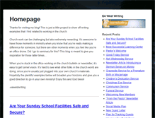 Tablet Screenshot of eawestwriting.com